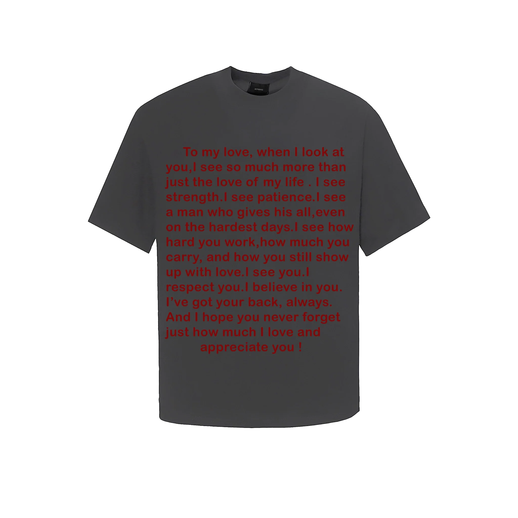 To my Love Tee SS2026